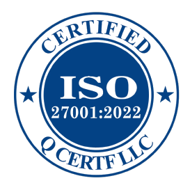 ISO 27001:2022 certified
